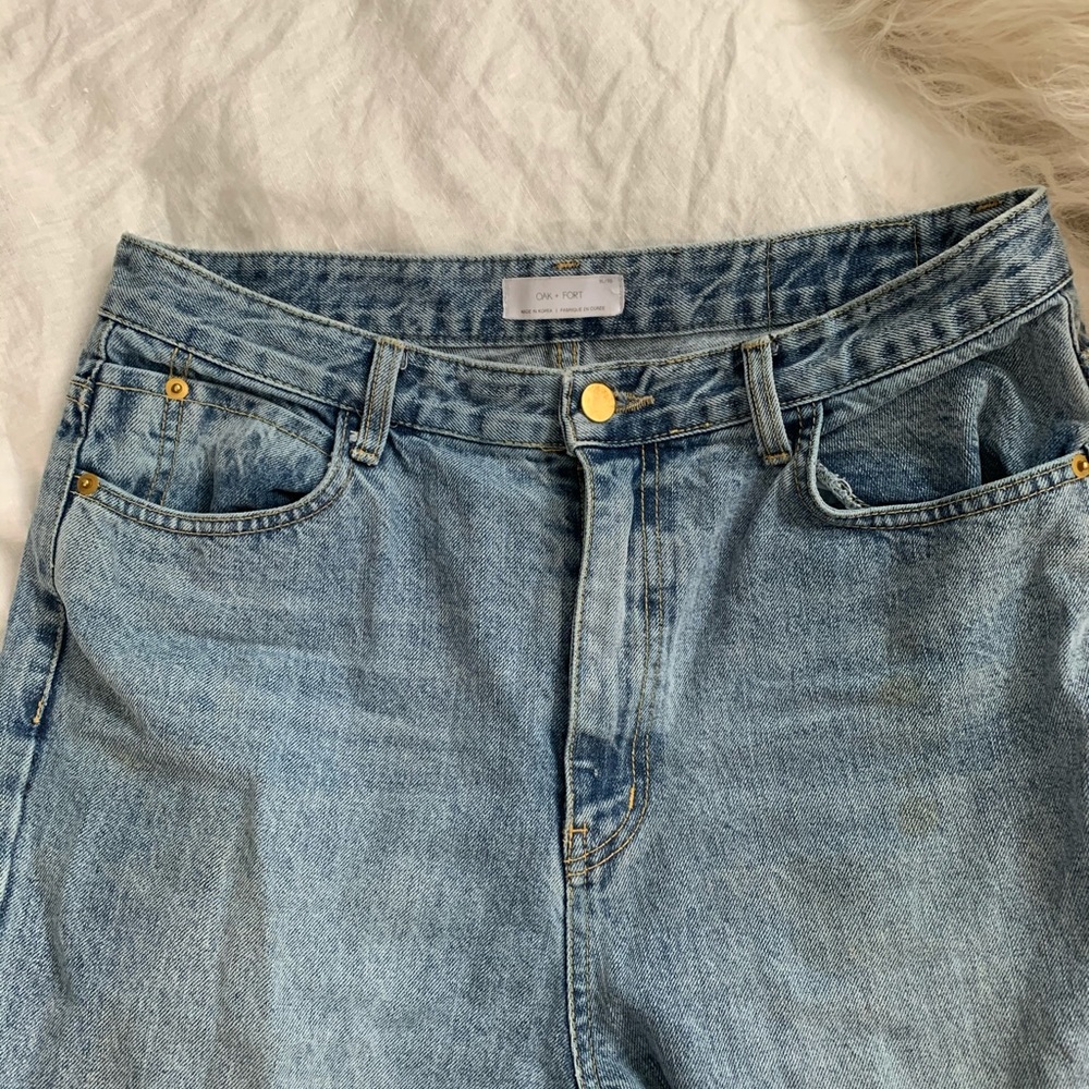 High waisted oak + Fort jeans